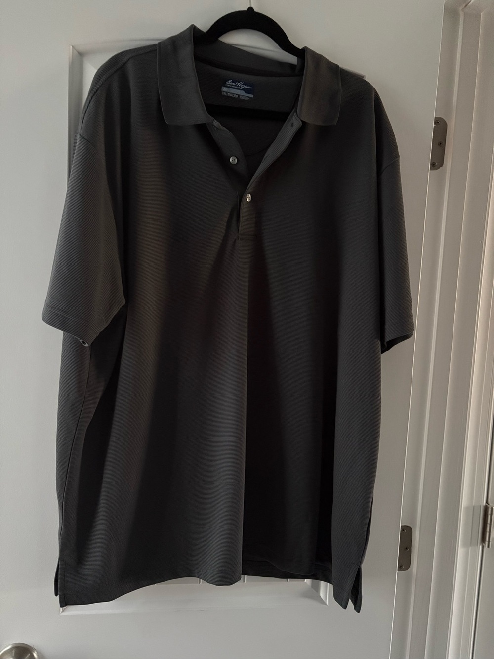 NWT Ben Hogan Performance Men’s Solid Gray Polo Shirt 3XL Short Sleeve UPF50